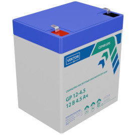 Аккумулятор для ИБП VEKTOR BATTERY GP 12-4.5S (12В/5Ач/AGM)
