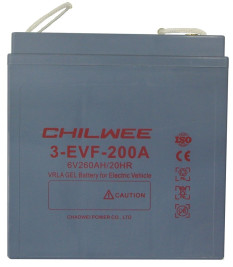 Тяговый аккумулятор CHILWEE 3-EVF-200A (6В/226Ач/Gel)