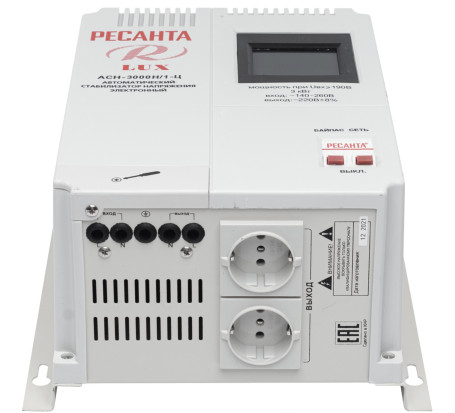 Стабилизатор однофазный Ресанта АСН-3000Н/1-Ц LUX