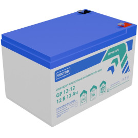 Аккумулятор для ИБП VEKTOR BATTERY GP 12-12S (12В/12Ач/AGM)