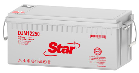 Аккумулятор для ИБП STAR DJM12250 (12В, 250Ач, AGM)