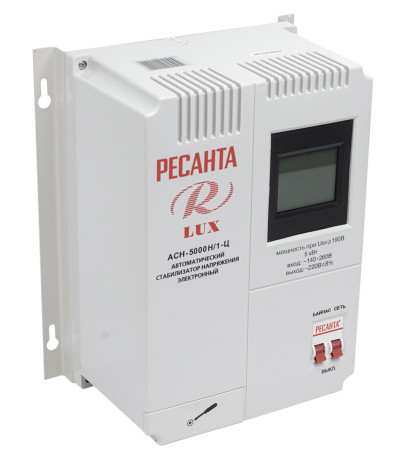 Стабилизатор однофазный Ресанта АСН-5000 Н/1-Ц LUX