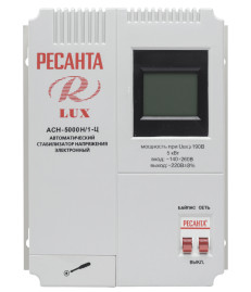 Стабилизатор однофазный Ресанта АСН-5000 Н/1-Ц LUX
