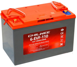 Тяговый аккумулятор CHILWEE 6-EVF-110 BG (12В/124Ач/Gel)