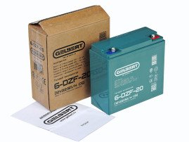 Тяговый аккумулятор Gelbert 6-DZF-20 (12В/22,5Ач-C5/Gel)