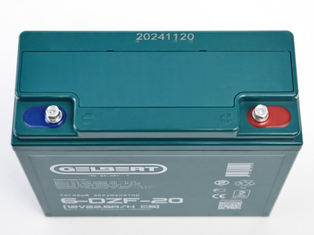 Тяговый аккумулятор Gelbert 6-DZF-20 (12В/22,5Ач-C5/Gel)