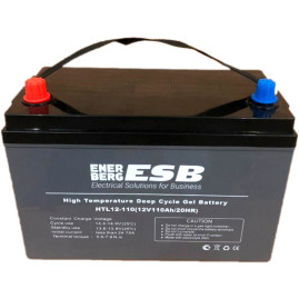 Тяговый аккумулятор ESB HTL12-110 (12В/87.5Ач-C5/Gel)