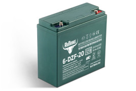 Тяговый аккумулятор RuTrike 6-DZF-20 (12В/20Ач-C3/Gel)