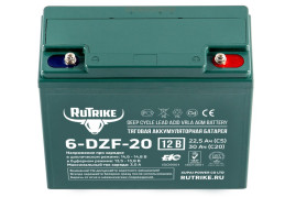 Тяговый аккумулятор RuTrike 6-DZF-20 (12В/20Ач-C3/Gel)