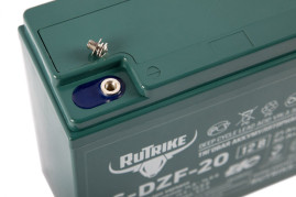 Тяговый аккумулятор RuTrike 6-DZF-20 (12В/20Ач-C3/Gel)