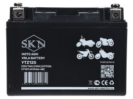 Аккумулятор для мототехники SKN YTZ12S (12В/11Ач/AGM)