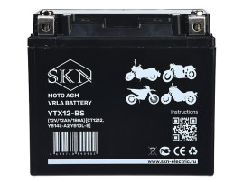 Аккумулятор для мототехники SKN YTX12-BS (12В/12Ач/AGM)