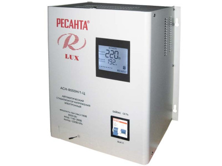 Стабилизатор однофазный Ресанта АСН-8000 Н/1-Ц LUX