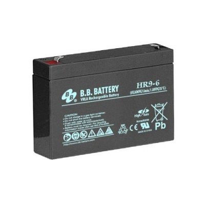  Аккумуляторная батарея BB Battery HR 9-6 (6В/9Ач-С20/AGM)