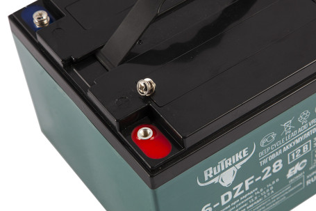 Тяговый аккумулятор RuTrike 6-DZF-28 (12В/28Ач-C3/Gel)