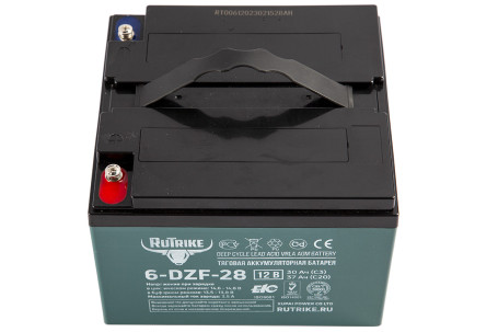 Тяговый аккумулятор RuTrike 6-DZF-28 (12В/28Ач-C3/Gel)