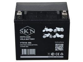 Аккумулятор для мототехники SKN YTX14-BS (12В/12Ач/AGM)