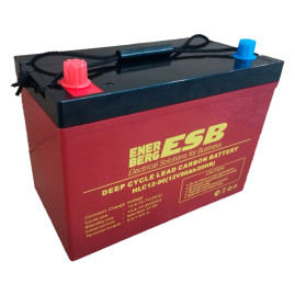 Тяговый аккумулятор ESB HLC12-90 (12В/77.5Ач-C5/Carbon)