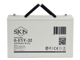 Тяговый аккумулятор SKN 6-EVF-32 (12В/34,6Ач-C5/Gel)