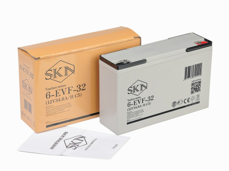 Тяговый аккумулятор SKN 6-EVF-32 (12В/34,6Ач-C5/Gel)