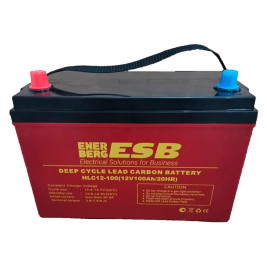 Тяговый аккумулятор ESB HLC12-100 (12В/86Ач-C5/Carbon)