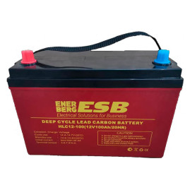 Тяговый аккумулятор ESB HLC12-100 (12В/86Ач-C5/Carbon)