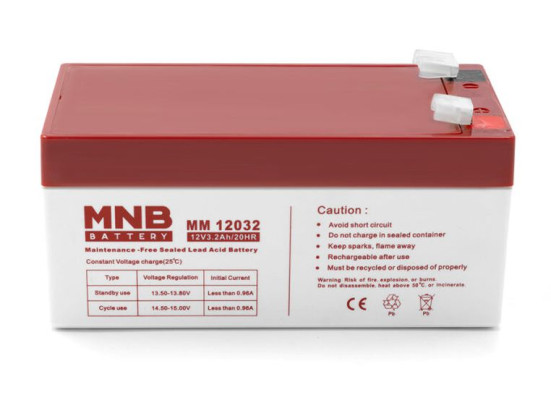 Аккумулятор для ИБП MNB MM 12032 (12В/3.2Ач/AGM)
