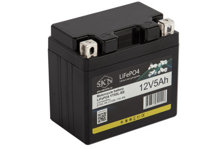 Аккумулятор для мототехники SKN YTX5L-BS (12В/5Ач/LiFePo4)
