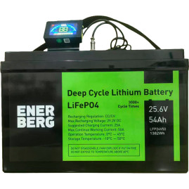 Тяговый аккумулятор литиевый ESB (24В/54Ач/LiFePo4, металл)