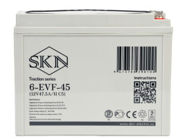 Тяговый аккумулятор SKN 6-EVF-45 (12В/45Ач-C5/Gel)
