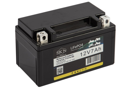 Аккумулятор для мототехники SKN YTX7A-BS (12В/7Ач/LiFePo4)