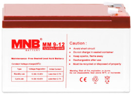 Аккумулятор для ИБП MNB MM 9-12 (12В/9Ач/AGM)