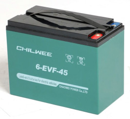 Тяговый аккумулятор CHILWEE 6-EVF-45 (12В/47Ач/Gel)