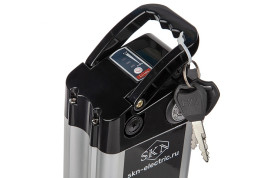 Аккумулятор для электровелосипеда SKN Silver Fish (36В/10,4Ач/Li-ion, серый)