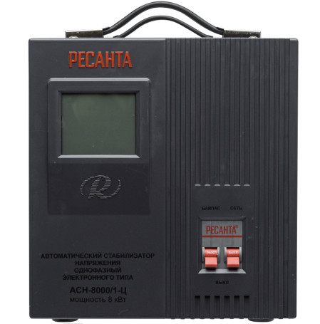Стабилизатор однофазный Ресанта АСН-8000/1-Ц