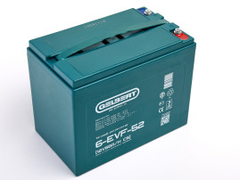 Тяговый аккумулятор Gelbert 6-EVF-52 (12В/55Ач-C5/Gel)