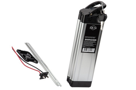 Аккумулятор для электровелосипеда SKN Silver Fish (36В/18,2Ач/Li-ion, серый)