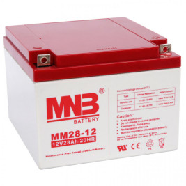 Аккумулятор для ИБП MNB MM 28-12 (12В/28Ач/AGM)
