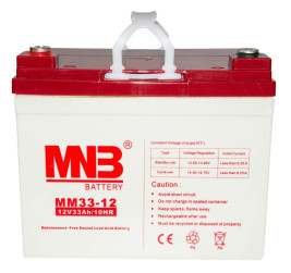 Аккумулятор для ИБП MNB MM 33-12 (12В/33Ач/AGM)