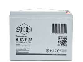Тяговый аккумулятор SKN 6-EVF-55 (12В/58,5Ач-C5/Gel)