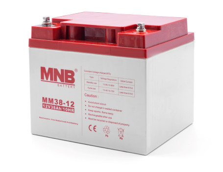 Аккумулятор для ИБП MNB MM 38-12 (12В/38Ач/AGM)