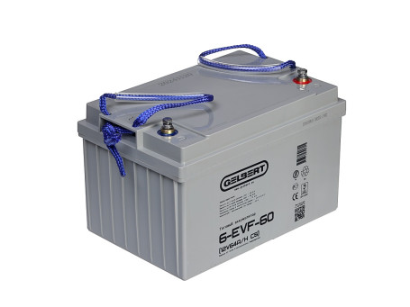 Тяговый аккумулятор Gelbert 6-EVF-60 (12В/64Ач-C5/Gel)