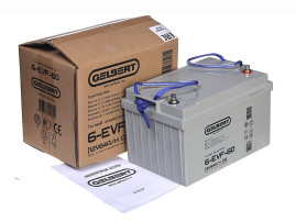 Тяговый аккумулятор Gelbert 6-EVF-60 (12В/64Ач-C5/Gel)