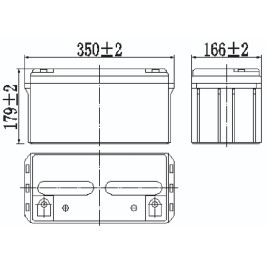 Аккумулятор для ИБП MNB MM 65-12 (12В/65Ач/AGM)