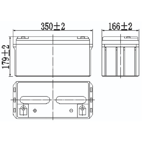 Аккумулятор для ИБП MNB MM 65-12 (12В/65Ач/AGM)