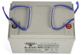 Тяговый аккумулятор RuTrike 6-EVF-60 (12В/60Ач-C3/Gel)