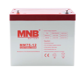 Аккумулятор для ИБП MNB MM 75-12 (12В/75Ач/AGM)