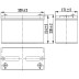 Аккумулятор для ИБП MNB MM 100-12 (12В/100Ач/AGM)