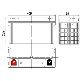 Аккумулятор для ИБП MNB MM 120-12 (12В/120Ач/AGM)
