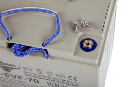 Тяговый аккумулятор RuTrike 6-EVF-70 (12В/70Ач-C3/Gel)